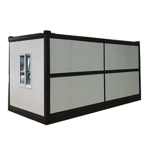 Casa contenedor plegable, diseño moderno prefabricado modular con paneles sándwich para uso en edificios de oficinas y hoteles - Product Image 4
