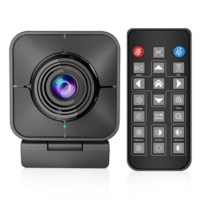 Cámara Web Ultra 4K con Control Remoto y Micrófono, Cámara FDAF para Transmisión en PC, Videollamadas, Juegos - Product Image 1