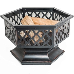 Conter <strong>Steel</strong> Garden Wood Burning Fire Pit <strong>Outdoor</strong> <strong>Fireplace</strong> - Product Image 3