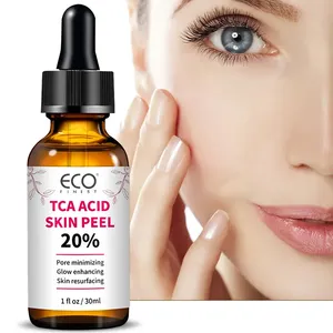 Suero facial para mantener la solución elástica, etiqueta privada que reduce el 20% de ácido TCA, para la piel, 281225