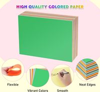 Papier de construction Running, 10 couleurs assorties, 8,5x11, 300 feuilles, écologique, anti-ondulation, 80-120 g/m², pour imprimante de bureau et découpe scolaire