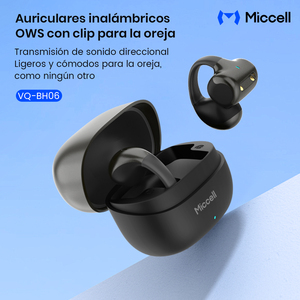 Auriculares <span class=keywords><strong>Bluetooth</strong></span> 6.0 Miccell <span class=keywords><strong>con</strong></span> Reducción de Ruido en Llamadas, Diseño Ligero y Tipo Clip para la Oreja - Product Image 2