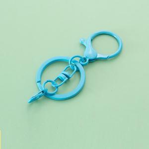 Ventes directes du fabricant Porte-clés en métal peint coloré Porte-clés pendentif pour bijoux de bricolage - Product Image 6