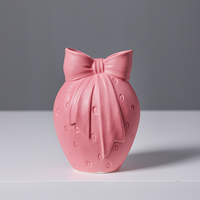 Vase de table en céramique créatif, exquis et durable, haut de gamme, pour salon, bureau, fleurs artificielles, articles de décoration intérieure