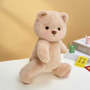 Fabricants de haute qualité peluche ours en peluche jouet Lina fait à la main ours poupée activité cadeau dessin animé mignon enfants poupée - Product Image 1