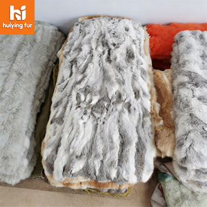 Coperta di Lusso in Vera <span class=keywords><strong>Pelliccia</strong></span> di Coniglio, Morbida e Naturale, per Inverno, Camera da Letto, Soggiorno, Divano, Ultra Confortevole - Product Image 1