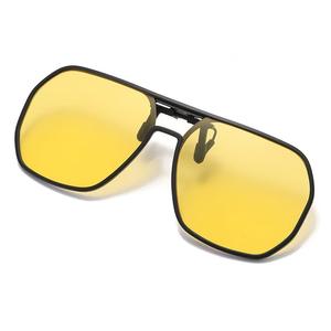 Nouvelles lunettes de soleil polarisées à clipser, monture noire, verres PC, protection UV400, type 3, unisexe, design léger - Product Image 2