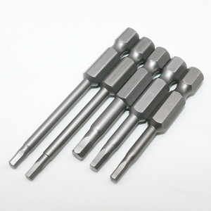 Mèches de tournevis magnétiques à tige hexagonale, 3 pièces, mèches de 1/4 pouces avec tête hexagonale - Product Image 1