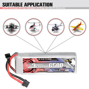 Batería LiPo CODDAR RC 3S 6500MAH 11.1V 60C 120C XT60 para Dron FPV, Camión RC, Avión, Helicóptero, Multicóptero, Barco, Buggy Monster - Product Image 3