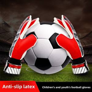 Unisex Goalkeeper <strong>Gloves</strong> Anti-Collision Non-Slip <strong>Waterproof</strong> Breathable Finger Protection Latex Model 835 for Gym Sports Outdoor - Product Image 3