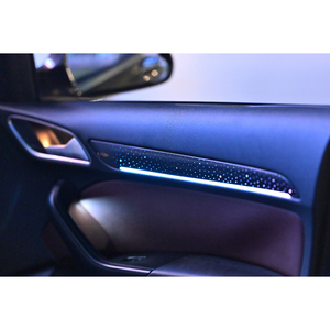 64 Colors Carbon Starry Sky Ambient Light for Audi Q3 2019-2026 Screen Control Interior <b>LED</b> Lighting Upgrade Kit - Product Image 2