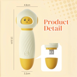 Superventas lindo Mini Usb carga 10 funciones vibrador Av varita masajeador silicona estimulador del clítoris adultos juguetes sexuales para mujeres - Product Image 5