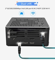 Mini PC NUC para Juegos con Intel Core I9 de 10.ª Generación 10980HK 10885H 10870H 10300H, DDR4, Disco Duro M.2 NVME, 2xRJ45, LAN de 1000M, HD, DP, Win11