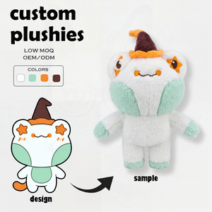 Produttore di Giocattoli in Peluche Personalizzati, Pupazzo Morbido a Tema Halloween con Cappello da Mago e Orecchie a Stella, Giocattoli Decorativi di Lusso, Bambola di Peluche <span class=keywords><strong>Kromi</strong></span> 20cm Personalizzata - Product Image 1