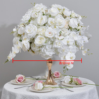 Nouvelle boule de fleurs artificielles papillon, orchidée, hortensia, rose pour décoration de mariage