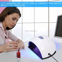 Lampe à ongles à LED Séchoir à ongles portable Lampe de manucure rechargeable Lampe à ongles à LED UV Lampe à ongles à gel pour salon et maison