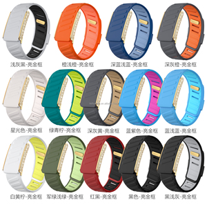 Bracelet en silicone de luxe Handodo avec diamants brillants pour WHOOP 5.0, style Scrunchie, avec boucle auto-agrippante, résistant à la transpiration, en caoutchouc souple pour femmes - Product Image 5