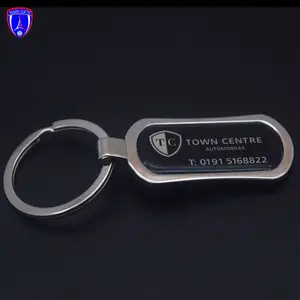 Chất Lượng Cao Giá Rẻ Tùy Chỉnh Key Chain Ảnh In Ấn Kim Loại Nhôm Trống Hình Chữ Nhật Keyring Key Chains Cho Thăng Hoa