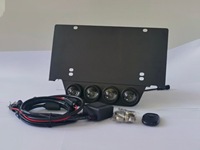 Nouvelle conception populaire tendance système d'éclairage automatique multifonction antibrouillard plaque d'immatriculation phares LED
