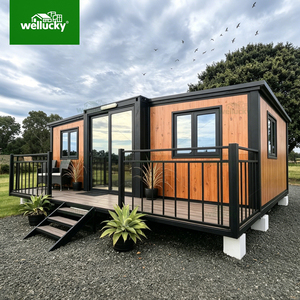 Unidad de Vivienda Modular Prefabricada de 20 pies/40 pies, Tipo Granny Flat, para Campamentos y Viviendas Familiares Pequeñas, Casa Contenedor Expandible - Product Image 2