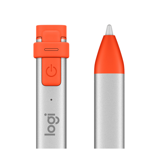 Logitech Crayon Digital Pencil Logitech Stylus Pens Smart Drawing Pen for Ipad Tablet Air Mini Pad Aluminum Plastic PC+ABS 6.42