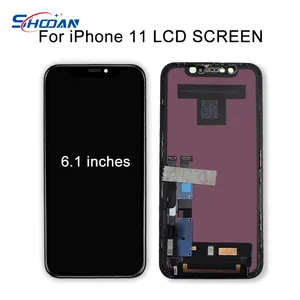 IPhone 11 lcd ekran değiştirme için 100% test sıcak satış orijinal lcd