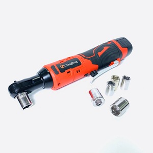 3/8" 18V Portable Cordless Lithium Ratchet <b>Wrench</b> 100N.m Rechargeable Right Angle Torque <b>Wrenches</b> Set Red CS02 PG-4453 Electric - Product Image 1