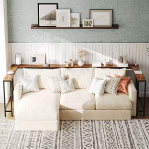 <strong>Narrow</strong> <strong>Console</strong> <strong>Table</strong> <strong>with</strong> Outlets 78.7" Sofa <strong>Table</strong> <strong>Narrow</strong> Long L Shaped Behind Couch Entryway <strong>Table</strong> <strong>with</strong> Charging Station - Product Image 2