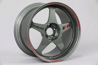 Rines de Aleación Forjados Clásicos de 5 Radios Estilo JDM NAG (Nuevo Gris Ara) de 15 y 17 Pulgadas 5x114.3 Monobloque Ligeros para Honda Civic