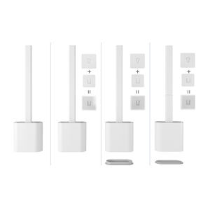 <span class=keywords><strong>Brosse</strong></span> de <span class=keywords><strong>toilette</strong></span> murale en caoutchouc souple d'origine avec manche long et conception de serrage sans ensemble de nettoyage d'impasse - Product Image 5