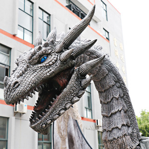 Decoración <span class=keywords><strong>de</strong></span> Halloween, Accesorio <span class=keywords><strong>de</strong></span> Prisionero <span class=keywords><strong>de</strong></span> <span class=keywords><strong>Terror</strong></span>, Dragón Gigante Espeluznante para Exteriores, Animatrónico <span class=keywords><strong>de</strong></span> Halloween - Product Image 2