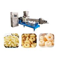 Machine à fabriquer des snacks de maïs soufflé, extrudeuse à double vis, 1500 kg/h, machine à snacks alimentaires