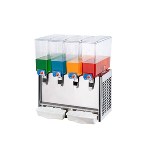 เครื่องจ่ายเครื่องดื่มเย็นแบบ 4 ถัง ขนาด 4x9 ลิตร สแตนเลส พร้อมระบบทำความเย็น สำหรับบุฟเฟ่ต์ รุ่น AS-Icecream026 Effi - Product Image 2