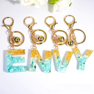 Wholesale Custom Mini Cute Acrylic <b>Letter</b> Key Chain Fashionable Digital Printing PVC <b>Plastic</b> Keychains - Product Image 3