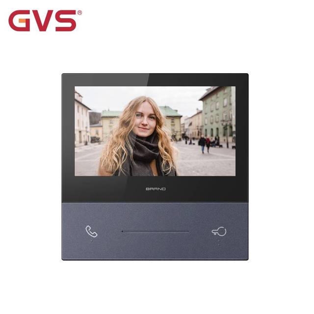 7 Inch Indoor Monitor Video Doorbell for Multi Apartment Video Door Phone with White & Black Color Smart Video Intercom System