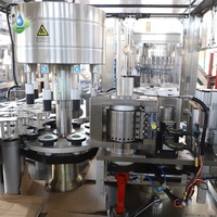 Machine d'étiquetage rotative automatique pour bouteilles d'eau, entièrement automatique, avec colle thermofusible, étiqueteuse de film OPP, SUS304, 15000 bph