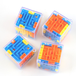 Vente en gros de jouets classiques pour enfants <span class=keywords><strong>cube</strong></span> <span class=keywords><strong>labyrinthe</strong></span> Puzzle Casse-tête à flancs <span class=keywords><strong>Cube</strong></span> de <span class=keywords><strong>labyrinthe</strong></span> - Product Image 1