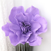 Promotion Exceptionnelle : Grandes Fleurs Géantes en Mousse PE Artificielles, Roses Colorées pour Mariage et Décoration