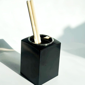 Plastic Pen Holder Square Shape For Promotional Activities With Logo Printing Available - Product Image 1