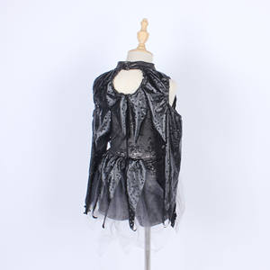 Mains d'argent Edward mettant en vedette Costume de performance Trou noir cuir Jazz danse porter scène Performance robe de danse - Product Image 5