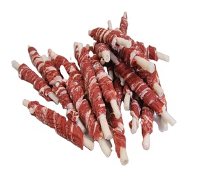 Kar tanesi sığır sarılmış ham deri sopa köpek maması bisküvi evcil hayvan yemeği - Product Image 3