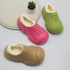 GRS inverno signora pantofole calde casa che indossa zoccoli scarpe di fantasia con pelliccia - Product Image 2