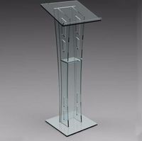 Podio de Lucita transparente, podiums y pulpitos de Iglesia acrílicos, con soporte para libros, venta al por mayor