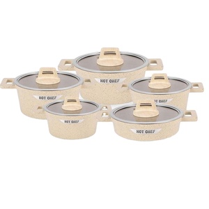 Stoviglie antiaderente alluminio jogo de panelas pentole antiaderenti marmite - Product Image 5