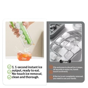 Molde para Cubitos de Hielo Creativo para el Hogar, Pequeño, de Una Sola Mano, Resistente <span class=keywords><strong>al</strong></span> Congelador, Fácil de Desmoldar, con 6 Compartimentos - Product Image 5