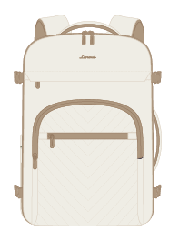 Zaino da Viaggio LOVEVOOK 17 Pollici, Bagaglio a Mano di Alta Qualità, Leggero, con 3 Cubi di Imballaggio, Borsa da Viaggio Impermeabile - Product Image 6