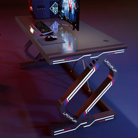 Table RGB longue, ensemble facile à assembler, pour les jeux en gros,