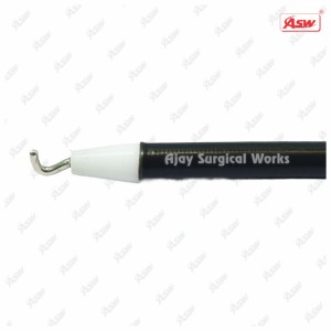 Electrodo Monopolar Laparoscópico de 5 mm x 330 mm, Instrumento Quirúrgico Reutilizable de Acero Inoxidable para Procedimientos Mínimamente Invasivos - Product Image 4
