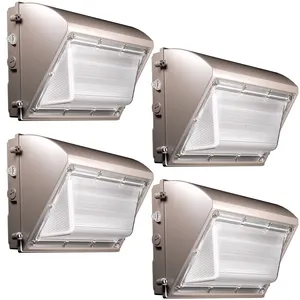 Stock In US Canada Easy Installation 120lm/w 60W 80W 100W 120W Optional LED Wall Pack Lights