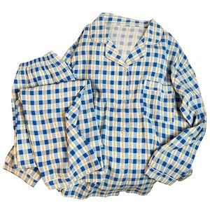 <span class=keywords><strong>Camicia</strong></span> da <span class=keywords><strong>notte</strong></span> a maniche lunghe con stampa floreale con motivo Plaid primaverile e autunnale in cotone nuovo pigiama da donna - Product Image 5